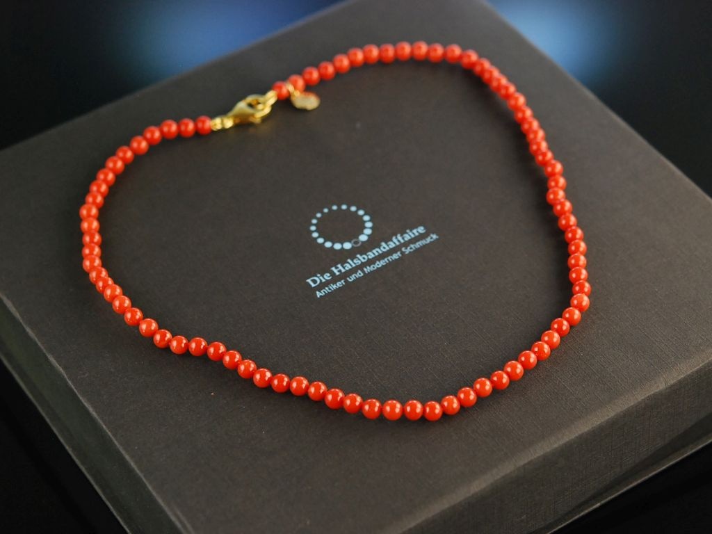 Cavill Rote Onyx Kette - 128ct Silberhalskette Vergoldet