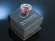 Violet Heart! Moderner Ring Sterling Silber 925 vergoldet Herzmotiv Amethyst