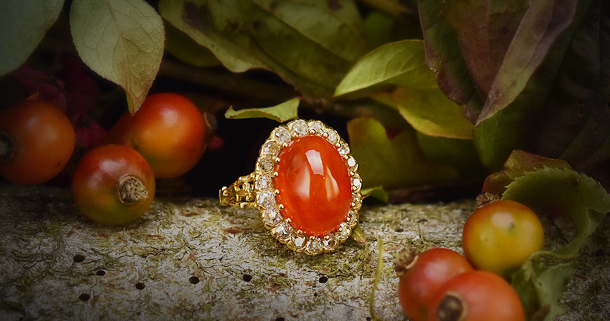 Ring mit Feueropal