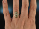 Um 1910! Edler Art Deco Ring Diamanten ca. 0,5 ct Platin Gold 585