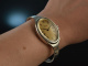Hamburg um 1970! Schicke Vintage Spangen Armbanduhr Silber 835 Handaufzug