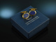 Around 1955! Classic Cufflinks Lapislazuli Silver 835 Gold Plated