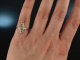 Berlin um 1920! Zarter Art Deco Diamant Ring Platin Gold 585
