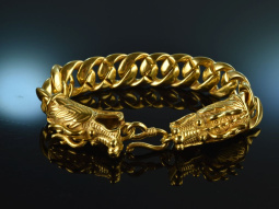 England around 1975! Chic vintage dragon head bracelet...
