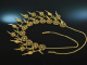 W&uuml;rzburg around 1900! Delicate historical filigree necklace silver gold plated