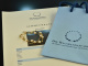 Around 1960! Pretty necklace delicate gold-coloured Akoja cultured pearls gold 750