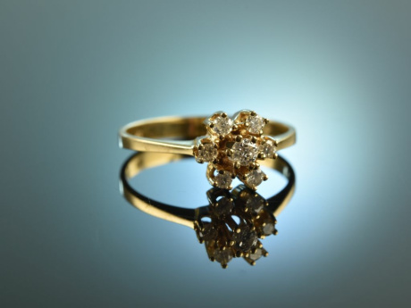 My Love! Beautiful engagement ring diamonds 0.25 ct gold 585