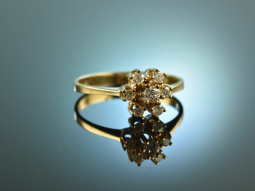 My Love! Beautiful engagement ring diamonds 0.25 ct gold 585