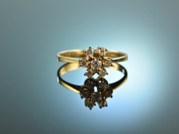 My Love! Beautiful engagement ring diamonds 0.25 ct gold 585
