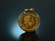 Around 1965! Classic Coin Pendant 1 Austrian Gold Ducat Gold 750