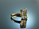 Feines Blau! Schlichter eleganter Aquamarin Ring 3,4 ct Gold 750