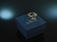 Feines Blau! Schlichter eleganter Aquamarin Ring 3,4 ct Gold 750