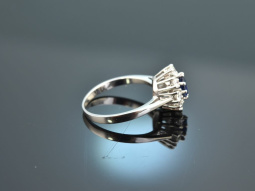 Around 1965! Very fine classic sapphire brilliant cut...