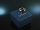 Warmes Rot! Feiner zeitloser Rhodolith Brillant Ring Rot Gold 750