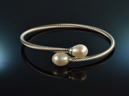 Italian Pearls! Armspange Silber 925 S&uuml;&szlig;wasser...
