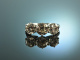 D&uuml;sseldorf um 1960! Feinster Trilogie Brillant Ring 2,34 ct Wei&szlig; Gold 585