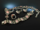 Rottach um 1970! Trachten Dirndl Schmuck Set 4teilig Silber Rhodochrosite