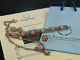 Rottach um 1970! Trachten Dirndl Schmuck Set 4teilig Silber Rhodochrosite