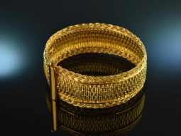 1975 Beautiful vintage braided bracelet silver 925 gold...