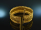 1975 Beautiful vintage braided bracelet silver 925 gold plated