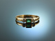 Fine Emerald! Wundervoller zarter Smaragd Ring Diamanten Gold 750