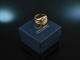 Um 1930! Wundervoller Schlangen Ring mit Diamant ca. 0,25 ct Gold 585