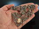 Around 1955! Pretty traditional costumes Dirndl necklace shell cameo silver 800