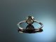 Very Sparkling! Sch&ouml;ner Diamant Verlobungs Ring 0,25 ct Wei&szlig; Gold 750