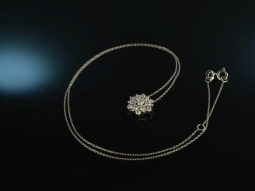 Twinkling Star! Zartes Diamant Collier 0,75 ct Wei&szlig;...