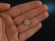 Twinkling Star! Zartes Diamant Collier 0,75 ct Wei&szlig; Gold 750