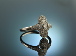 Zeitlos sch&ouml;n! Eleganter Diamant Ring 0,15 ct...