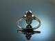 Zeitlos sch&ouml;n! Eleganter Diamant Ring 0,15 ct Wei&szlig; Gold 750