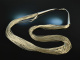 Around 1970! Cool long vintage waterfall chain 50 rows silver 925
