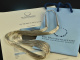 Around 1970! Cool long vintage waterfall chain 50 rows silver 925