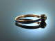 M&uuml;nchen 1807! Historischer Freundchafts Ring Diamant 0,3 ct Email Gold 585