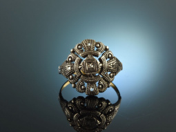 N&uuml;rnberg um 1850! Seltener Biedermeier Ring Gold 750...