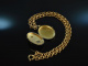 Um 1850! Sch&ouml;nes historisches Medaillon Collier mit Diamant Gelbgold 585