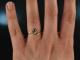 Freiburg um 1910! Sch&ouml;ner Jugendstil Saphir Diamant Ring Gold 585 Platin