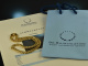 Around 1980! Chic heavy vintage statement tank necklace silver gold plated