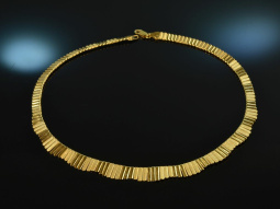 Around 1965! Chic Cleopatra vintage statement necklace...