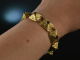 Transylvania around 1880! Extraordinary bracelet with garnet silver gilded