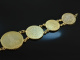 Around 1950! Pretty historical costumes coin bracelet silver tenderly gilded