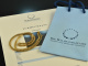 Around 1970! Classic solid vintage tank chain silver 835 gold plated
