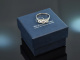 Around 2010! Fantastic trilogy brilliant ring ca. 1,1 ct white gold 750