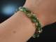 Elegant Emeralds! Fancy Armband 2reihig Smaragd Jade Green Amethyst Siber 925 rose vergoldet