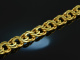 Around 1970! Classic vintage bracelet in Garibaldi pattern silver 835 gold plated