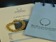 Around 1970! Classic vintage bracelet in Garibaldi pattern silver 835 gold plated