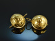Around 1930! Charming traditional costumes Dirndl earrings silver gold plated