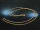 Around 1960! Classic long curb chain yellow gold 585 9.6 grams