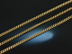 Around 1960! Classic long curb chain yellow gold 585 9.6 grams